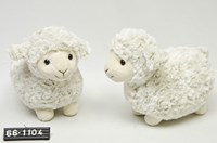 Plush sheep standing 26cm soft cuddly toy for kids-3