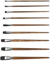 Mercurius brush sable hair flat 22 mm painting watercolor