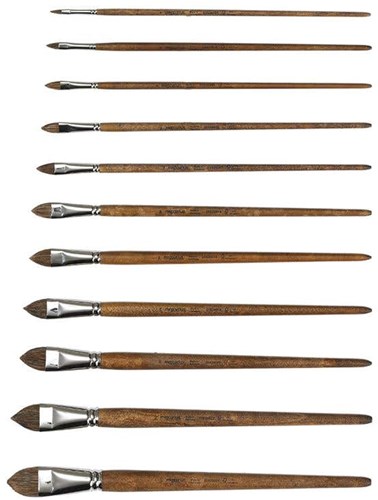 Mercurius brush cow hair cat's tongue painting 24 mm