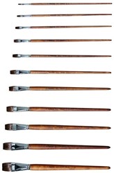 Mercurius brush synthetic cow hair flat 24 mm painting