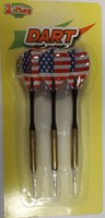 Metal steel tip darts 18g multicolor set of 3 for adults-3