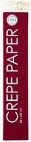 Globos crepe paper bordeaux craft paper 50x250cm red