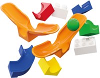 Hubelino marble run accessories swing 46-piece expansion set-2