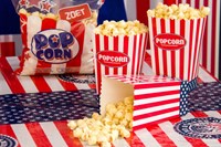 Folat popcorn box USA cardboard 4 pieces party decoration-3