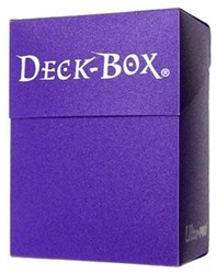 Ultra Pro deckbox purple playing card box sturdy and safe