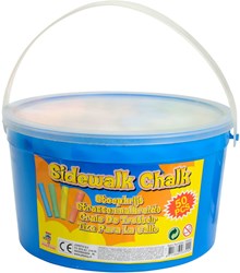 Outdoor Fun sidewalk chalk in bucket - 50 pieces