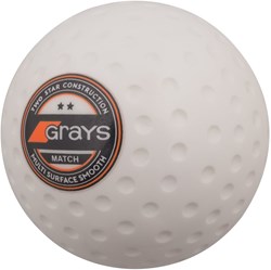 Grays hockey ball Match Ball X 6 white - training hockey ball 5.5oz