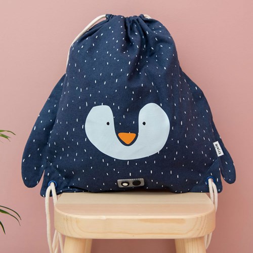 Trixie gym bag sports bag Mr. Penguin - water-repellent - blue - children-2