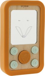Trixie wooden baby phone with silicone - sensory toy Mr. Fox