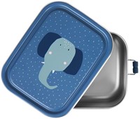 Trixie lunchbox kids small stainless steel Mrs. Elephant school box-2