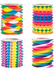 Boland - Lantern set paper accordion lanterns multi color decoration