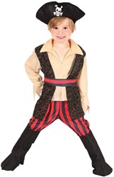 Boland - Kids Pirate Costume Rocco 3-4 Years - Pirate Dress Up