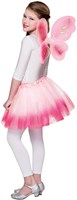 Boland fairy dress up set pink tulle wings glitter elastic-2