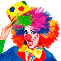 Boland clown face paint set - face paint kit with clown nose for carnival and party-2