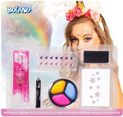 Boland unicorn make-up set face paint glitter carnival kids party