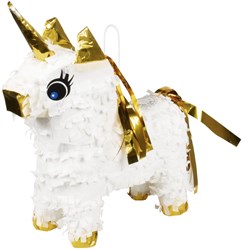 Boland mini pinata unicorn white - unicorn birthday party toy