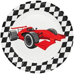 Boland paper plates racing party - motorsport - set of 8 pieces