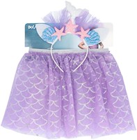 Boland mermaid dress-up set with tiara and tutu for kids fantasy