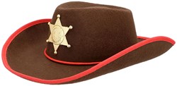 Boland cowboy hat sheriff black for kids - dress up hat