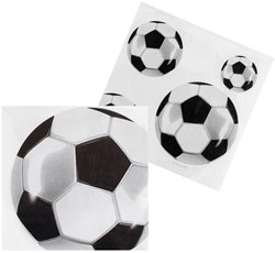 Boland football napkins - paper napkins football party 20 pieces
