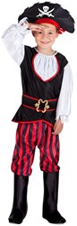 Kinderkostuum Piraat Tom, 7-9 jaar