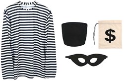 Boland - Burglar costume set adults thief police party
