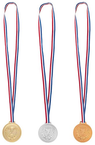 Boland podium medals set - sports award for champions 6cm