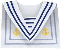 Boland sailor collar - maritime costume accessory for adults
