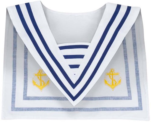 Boland sailor collar - maritime costume accessory for adults