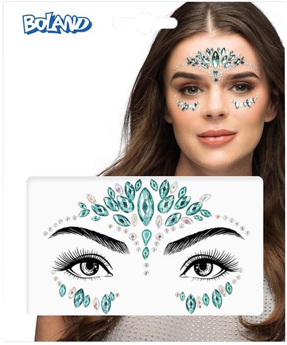 Boland face jewels makeup set festival glitter glamour