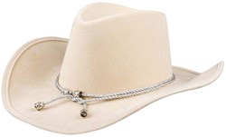 Boland cowboy hat North Dakota - costume hat adults brown
