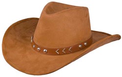 Boland cowboy hat Nebraska suede look for adults - western party