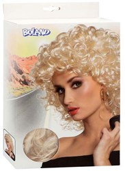 Boland wig Sandy blonde curls mid-length women retro accessory