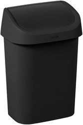 Mistral Swing afvalbak 9L zwart