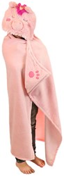 Noxxiez unicorn cuddle blanket fleece hooded 130x100cm kids throw