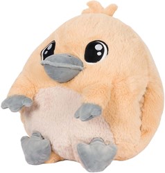 Noxxiez plush cuddle hand warmer pillow platypus grey 35cm