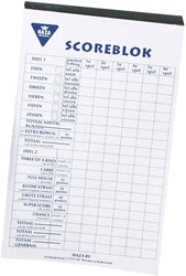 Haza score pad paper for Yahtzee 250 sheets white multi
