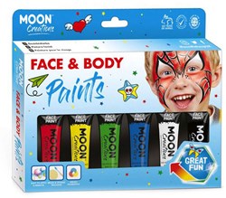 Haza face and body paint set - primary colours - face paint