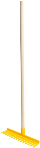 Androni Giocattoli plastic rake with wooden handle sandbox toy-3