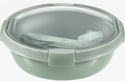 Curver lunchbox Smart To Go Eco round 1L with cutlery set - green