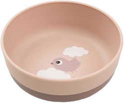 Done by Deer pink bowl non-slip baby plastic 375ml