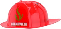 Johntoy Firefighter Helmet - Toy Helmet for Kids - Red