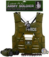 Army troops play set in bag 5 pcs. 26832