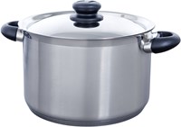 BK soup pan stainless steel Karaat+ 24 cm induction oven PFAS-free cool handles-3
