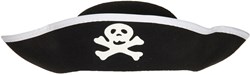 Boland pirate hat kids black felt - pirate dress up hat