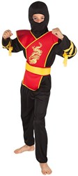 Kinderkostuum Ninja Meester, 7-9 Jaar