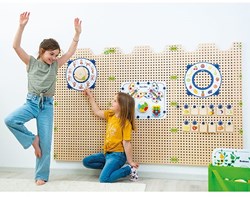 Beleduc educational toy Plug it - clock and action foil set multicolor