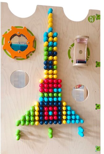 Beleduc educational game Plug it - Game Plug Set multicolor cardboard