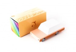 Candylab wooden toy car Candycar The Dart peach design
