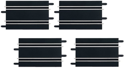 Carrera slot car track straight track pieces 4 pcs - expansion set 1:43-2